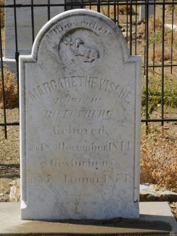 [Picture of Margarethe Vasche grave]
